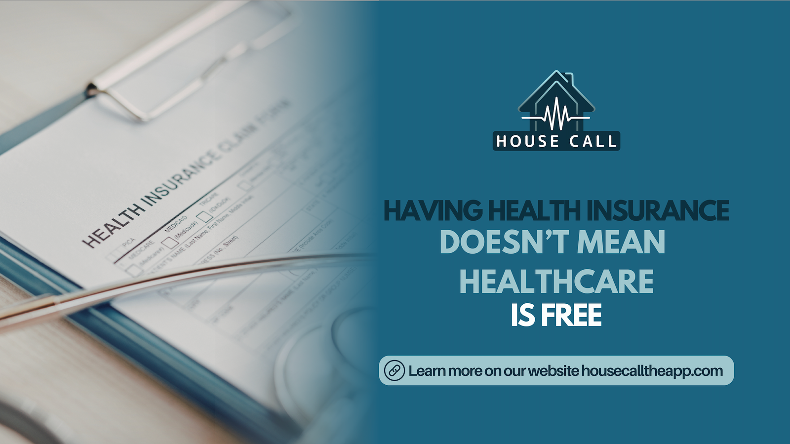 Graphic of healthcare paper related to insurance and information about healthcare insurance industry